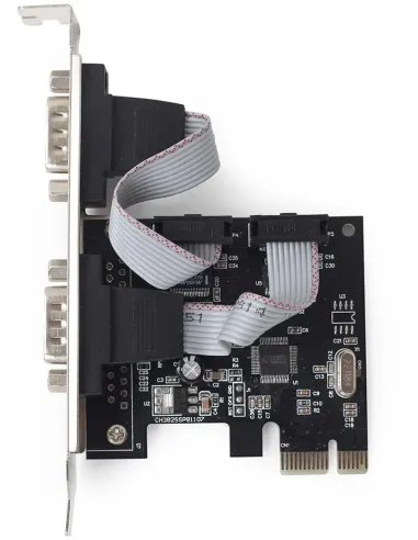 Gembird SPC-22: tarjeta PCIe RS-232 DB9 doble COM Windows