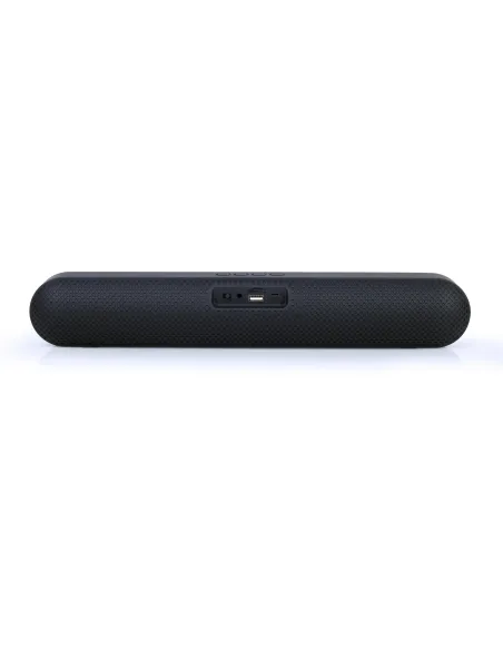 Gembird SPKBT-BAR400L Barra de Sonido Bluetooth Luz LED Negra