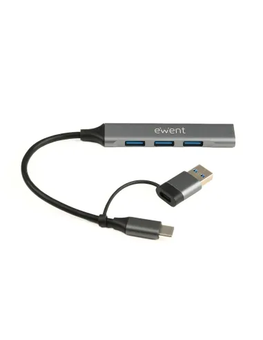 Ewent EW1154 HUB USB-C a 4 Puertos USB-A