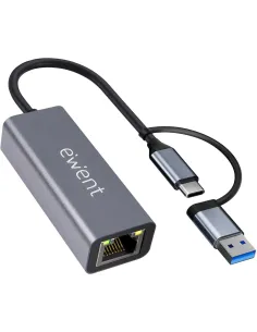 Ewent EW9819 Adaptador Ethernet USB-C a RJ-45 Gigabit-AAOAUS0273