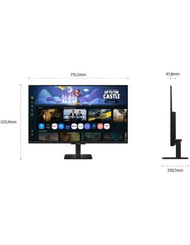 Monitor Samsung Smart Monitor M5 32" LS32FM502EUXEN Full HD