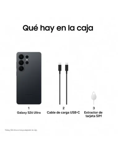 Samsung Galaxy S26 Ultra 12GB/256GB Negro con Protector