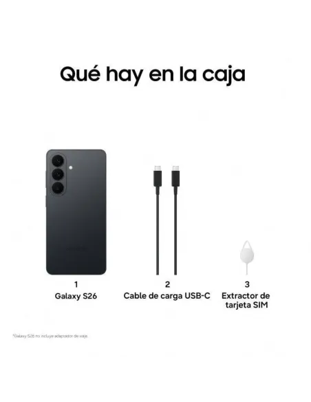 Samsung Galaxy S26 5G 12GB/256GB Negro y Protector Panzer