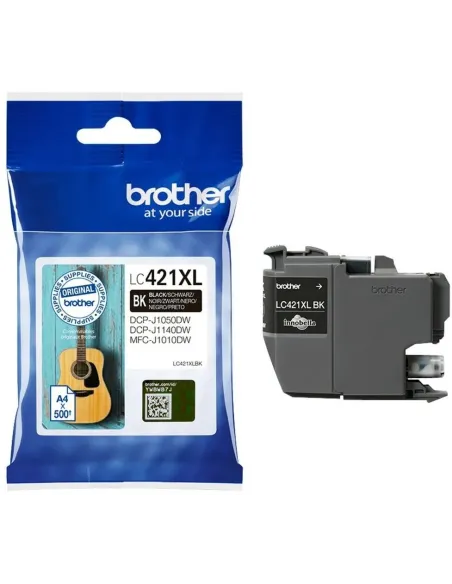 Brother LC-421XLBK negro XL cartucho 500 páginas tinta