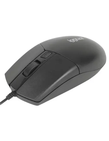 Iggual Office Essential Ratón USB 4D 2400 DPI Negro