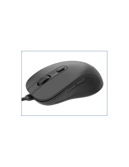 Iggual OFFICE-ELITE-PRO-6D Ratón óptico 3600DPI Negro