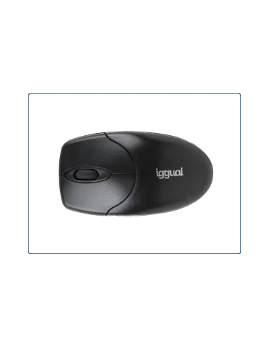 iggual WOM-BASIC2 ratón inalámbrico 1000 DPI negro