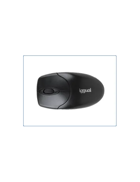 iggual WOM-BASIC2 ratón inalámbrico 1000 DPI negro