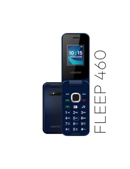 Logicom Fleep 460 azul es un teléfono con tapa 4G Dual SIM