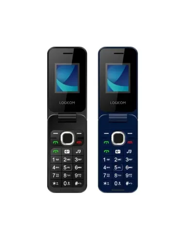 Logicom Fleep 460 azul es un teléfono con tapa 4G Dual SIM
