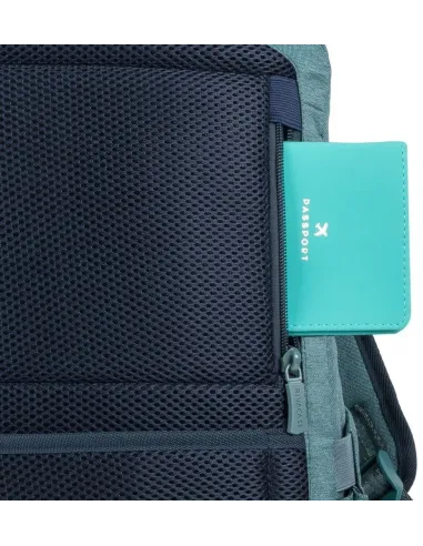 Mochila portátil Rivacase Suzuka 7760 Aquamarine ECO de 17L