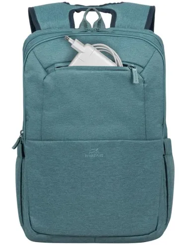 Mochila portátil Rivacase Suzuka 7760 Aquamarine ECO de 17L