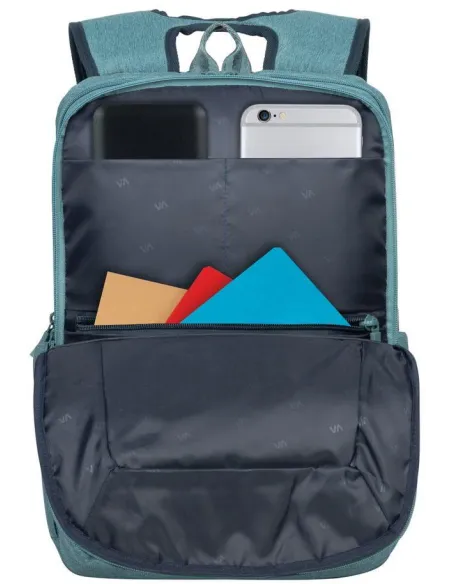 Mochila portátil Rivacase Suzuka 7760 Aquamarine ECO de 17L
