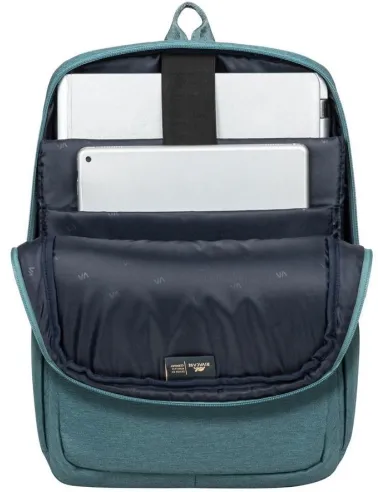 Mochila portátil Rivacase Suzuka 7760 Aquamarine ECO de 17L