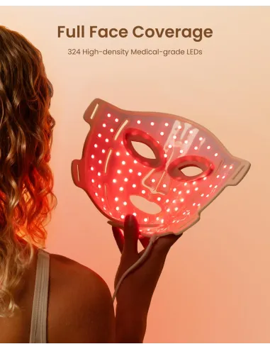 Máscara LED Renpho Artemis Blush 4 luces NIR facial