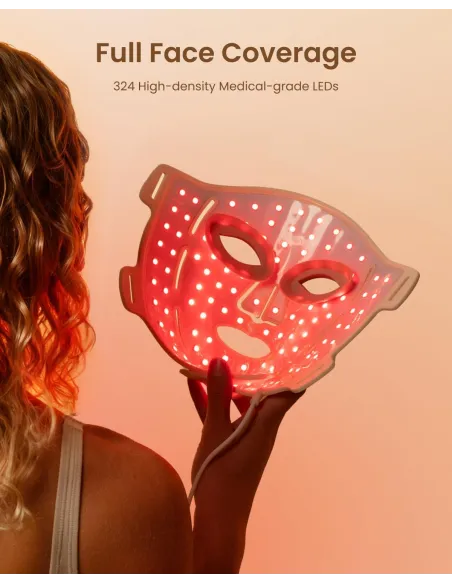 Máscara LED Renpho Artemis Blush 4 luces NIR facial
