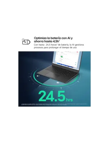 Portátil LG Gram 17ZD90TL-G.AX85BN 17” WQXGA 512GB y Wi-Fi 7