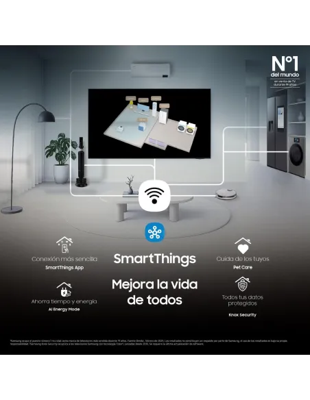 Samsung TQ65Q7F5AUXXC de 65": TV QLED Q7F5 4K Tizen 60 Hz