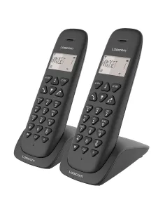 Logicom Vega 250 Duo Negro Teléfono Inalámbrico DECT-NTETIN0197