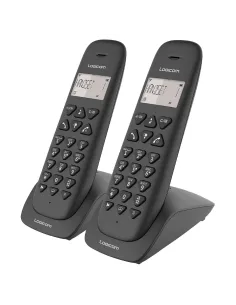 Logicom Vega 255T Dúo Negro Teléfono Inalámbrico DECT-NTETIN0198