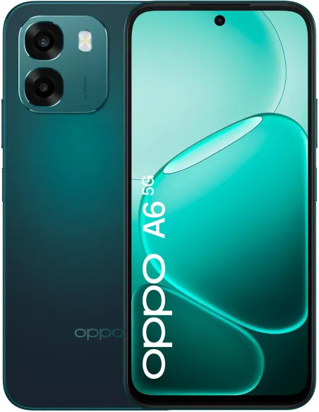 OPPO A6 5G 6GB/256GB Negro pantalla LCD de 6,75" a 120 Hz