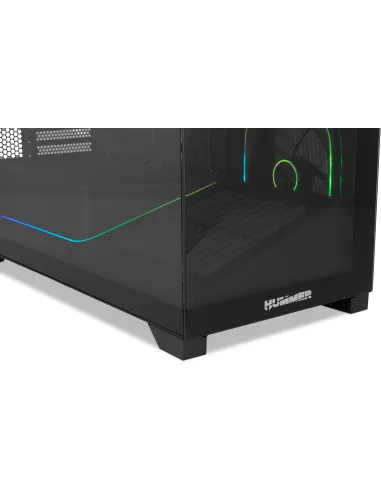 Torre Nox Hummer Blade Negro con 5 ventiladores ARGB 140 mm