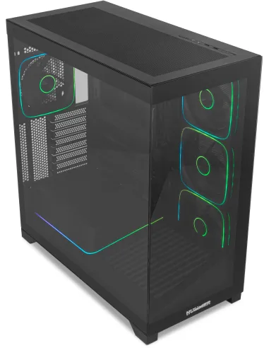 Torre Nox Hummer Blade Negro con 5 ventiladores ARGB 140 mm