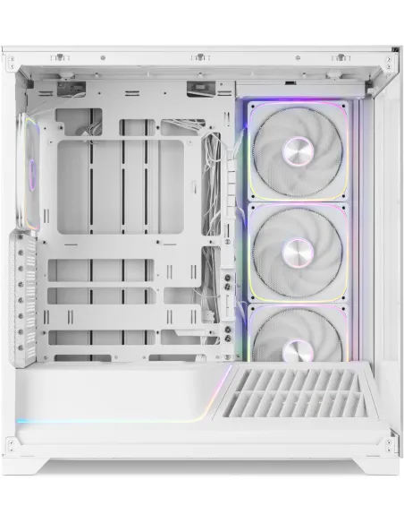 Torre Nox Hummer Blade Blanco con 5 ventiladores ARGB 140 mm