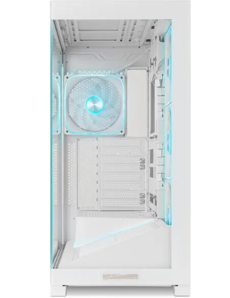 Torre Nox Hummer Blade Blanco con 5 ventiladores ARGB 140 mm