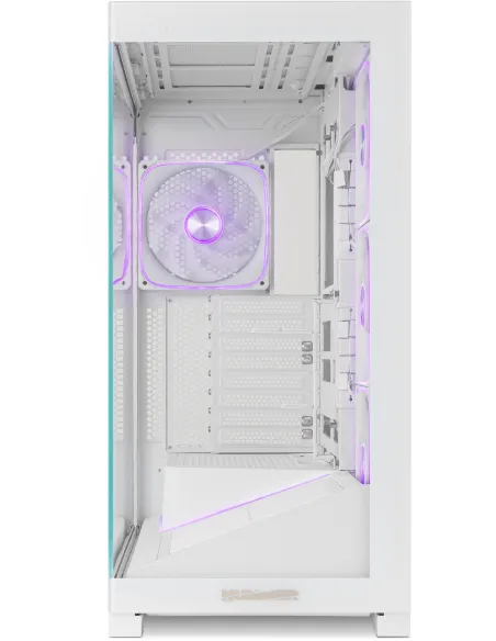 Torre Nox Hummer Blade Blanco con 5 ventiladores ARGB 140 mm