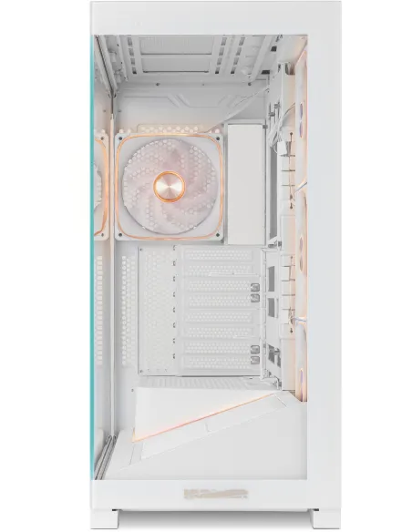 Torre Nox Hummer Blade Blanco con 5 ventiladores ARGB 140 mm