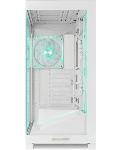 Torre Nox Hummer Blade Blanco con 5 ventiladores ARGB 140 mm