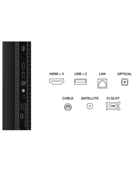TCL 50T69C Pantalla QLED 50" 4K: Google TV, HDR y eARC HDMI