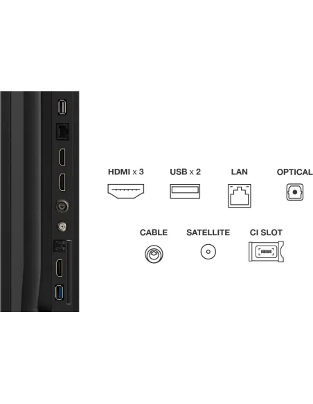 TCL 85T69C TV 85" QLED UHD 4K Smart TV DVB-T2