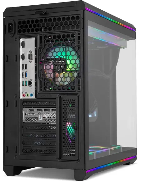 Caja Semitorre ATX Nox Hummer Anvil aRGB Negra