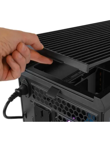 Caja Semitorre ATX Nox Hummer Anvil aRGB Negra