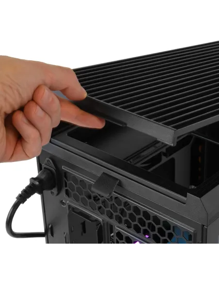 Caja Semitorre ATX Nox Hummer Anvil aRGB Negra