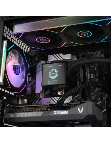 Caja Semitorre ATX Nox Hummer Anvil aRGB Negra