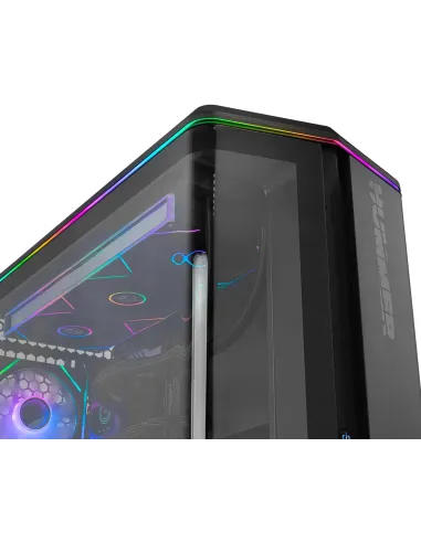 Caja Semitorre ATX Nox Hummer Anvil aRGB Negra