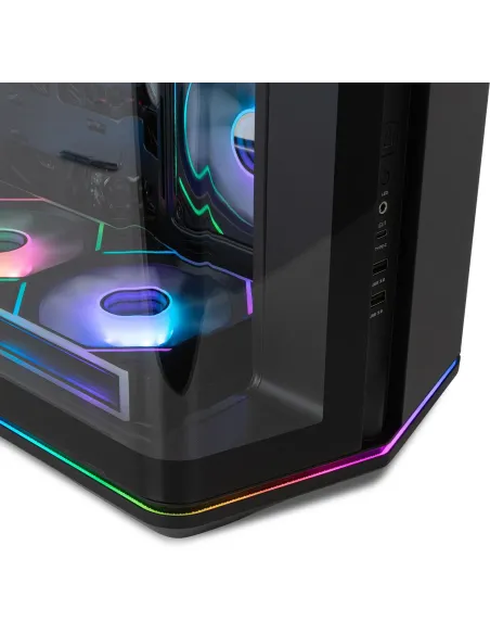Caja Semitorre ATX Nox Hummer Anvil aRGB Negra