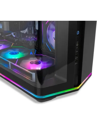 Caja Semitorre ATX Nox Hummer Anvil aRGB Negra