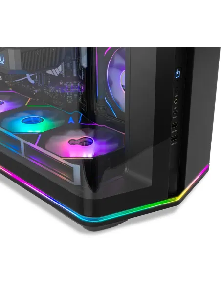 Caja Semitorre ATX Nox Hummer Anvil aRGB Negra
