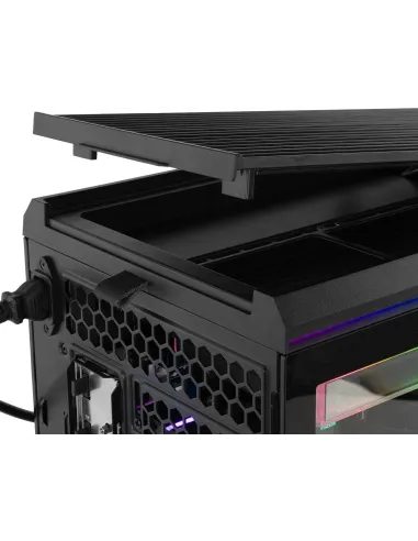 Caja Semitorre ATX Nox Hummer Anvil aRGB Negra