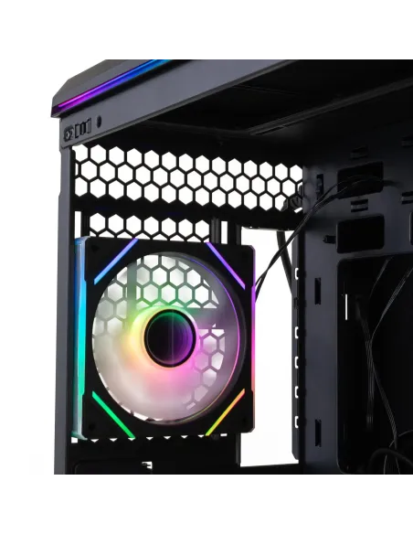 Caja Semitorre ATX Nox Hummer Anvil aRGB Negra