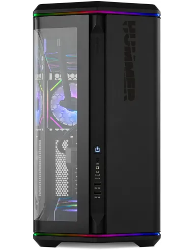 Caja Semitorre ATX Nox Hummer Anvil aRGB Negra