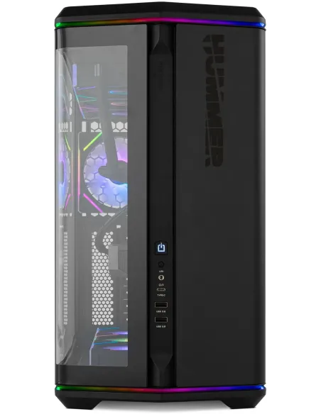 Caja Semitorre ATX Nox Hummer Anvil aRGB Negra