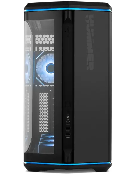 Caja Semitorre ATX Nox Hummer Anvil aRGB Negra