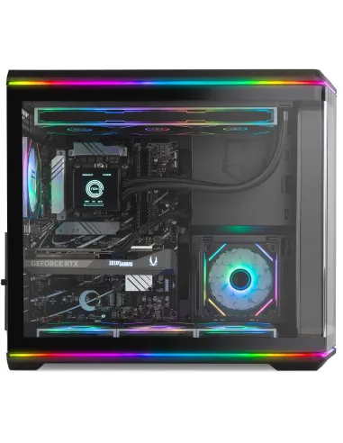 Caja Semitorre ATX Nox Hummer Anvil aRGB Negra
