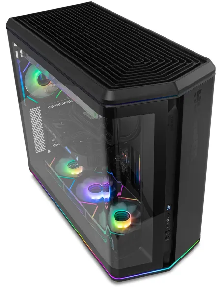 Caja Semitorre ATX Nox Hummer Anvil aRGB Negra