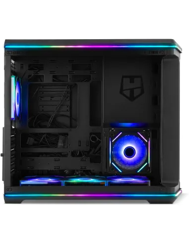 Caja Semitorre ATX Nox Hummer Anvil aRGB Negra
